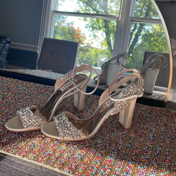 Badgley Mischka Collection Libby Ankle strap sandal size 8 - Picture 5 of 6